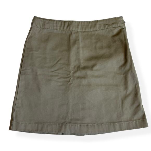 Lands' End Girls Khaki Chino Skort 7 - Picture 1 of 9